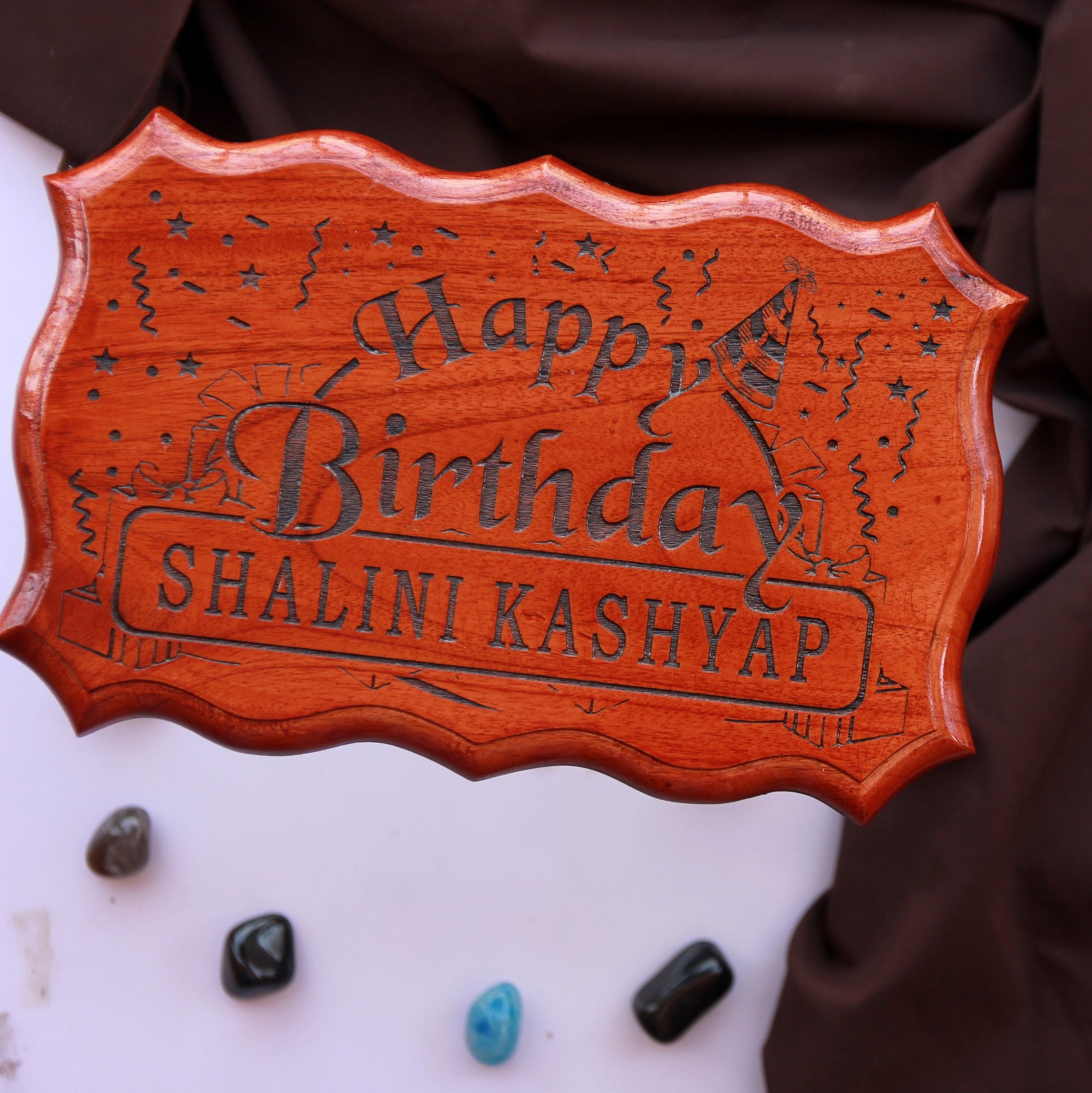 PERSONALIZED HAPPY BIRTHDAY WOODEN SIGN