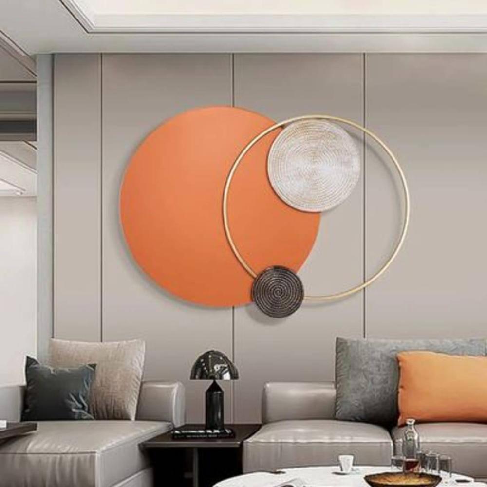 Interconnected Metal Circle Wall Art Interconnected Metal Circle Wall Art
