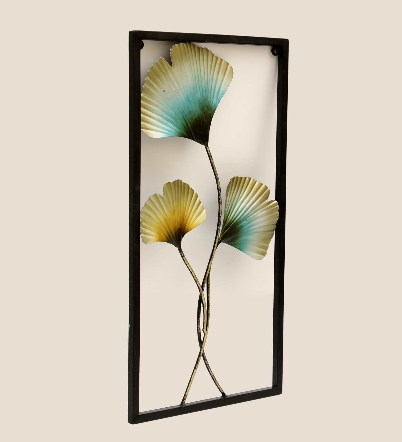 W-Delta Abstract Metal Wall Decor in Multicolor Set of 1 W-Delta Abstract Metal Wall Decor in Multicolor Set of 1