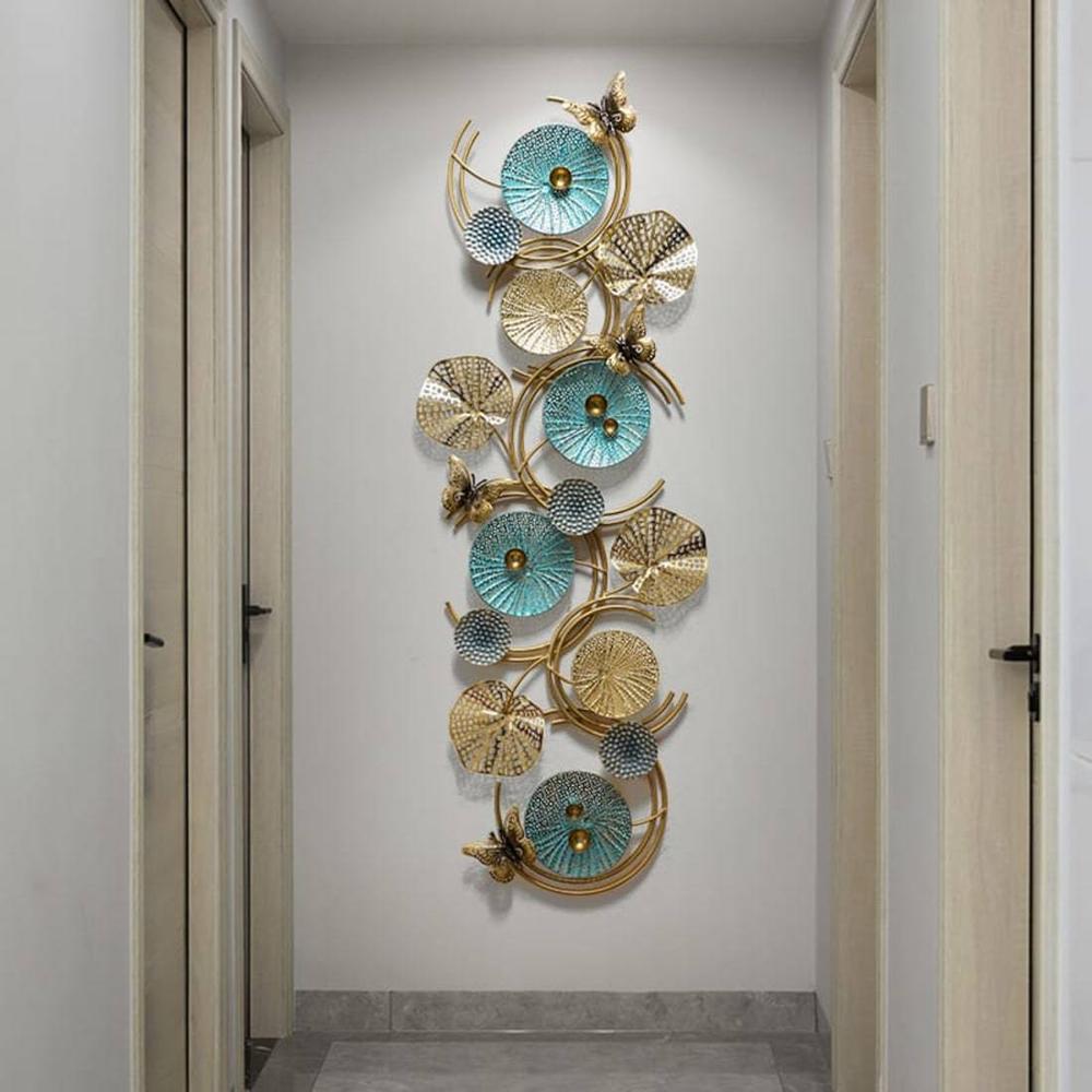 Golden Teal Metal Wall Art & Wall decor Golden Teal Metal Wall Art & Wall decor