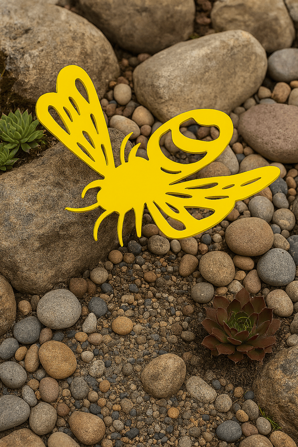 Cute Bumble Bee Garden Ornament – Nature-Inspired Yard Accent (X13)